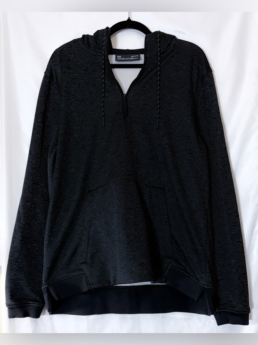 Under Armour Men's Black Quarter-Zip Hoodie Sweater